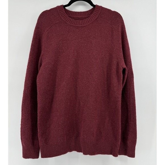 GAP Other - GAP Men Wool Blend Crewneck Sweater Size Medium Burgundy Pullover Career Classic
